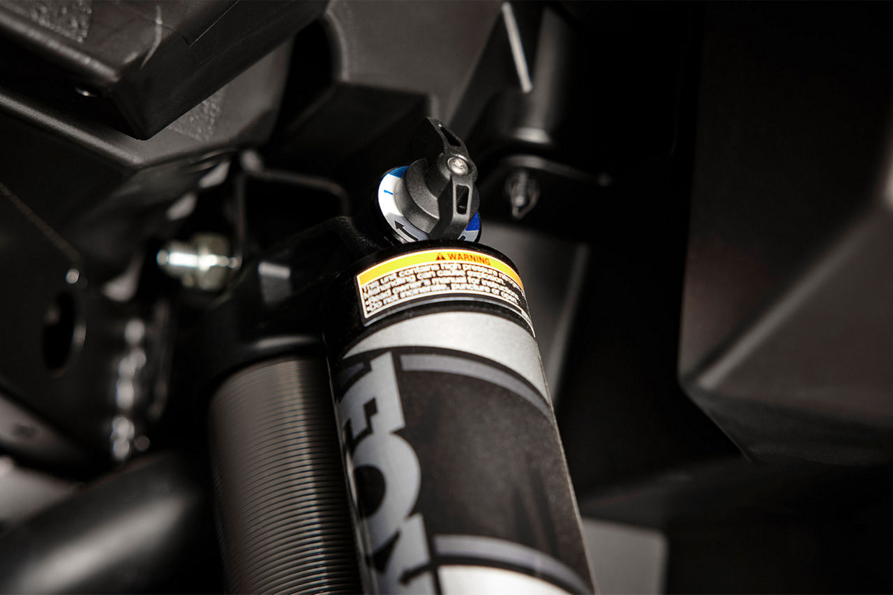 Advanced FOX 2.0 QS3 suspension                                                                                                                                                                                                                           