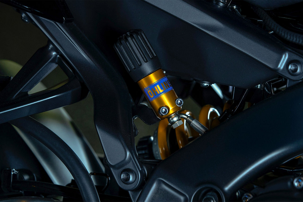 Exclusive fully-adjustable suspension