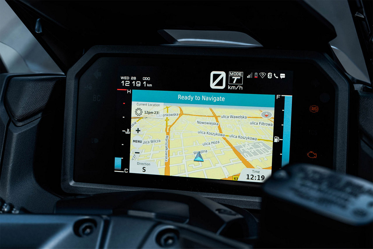 7-inch TFT with connectivity                                                                                                                                                                                                                              