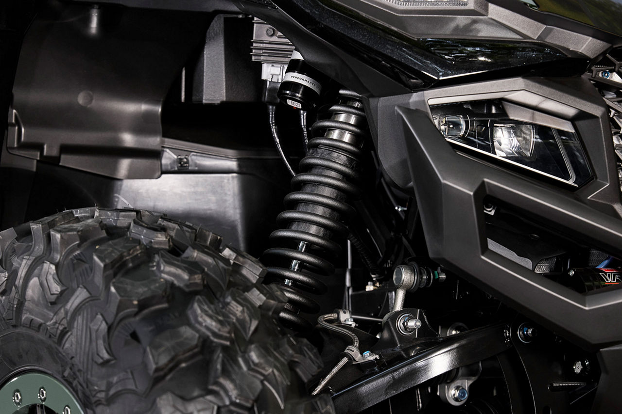 Comfort-focused suspension                                                                                                                                                                                                                                