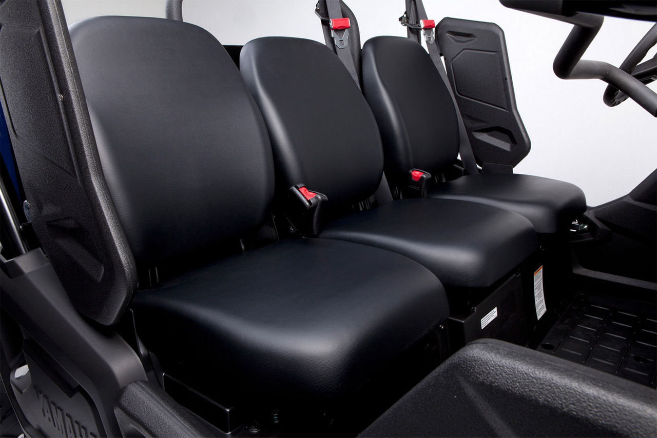 Spacious 3-seat layout