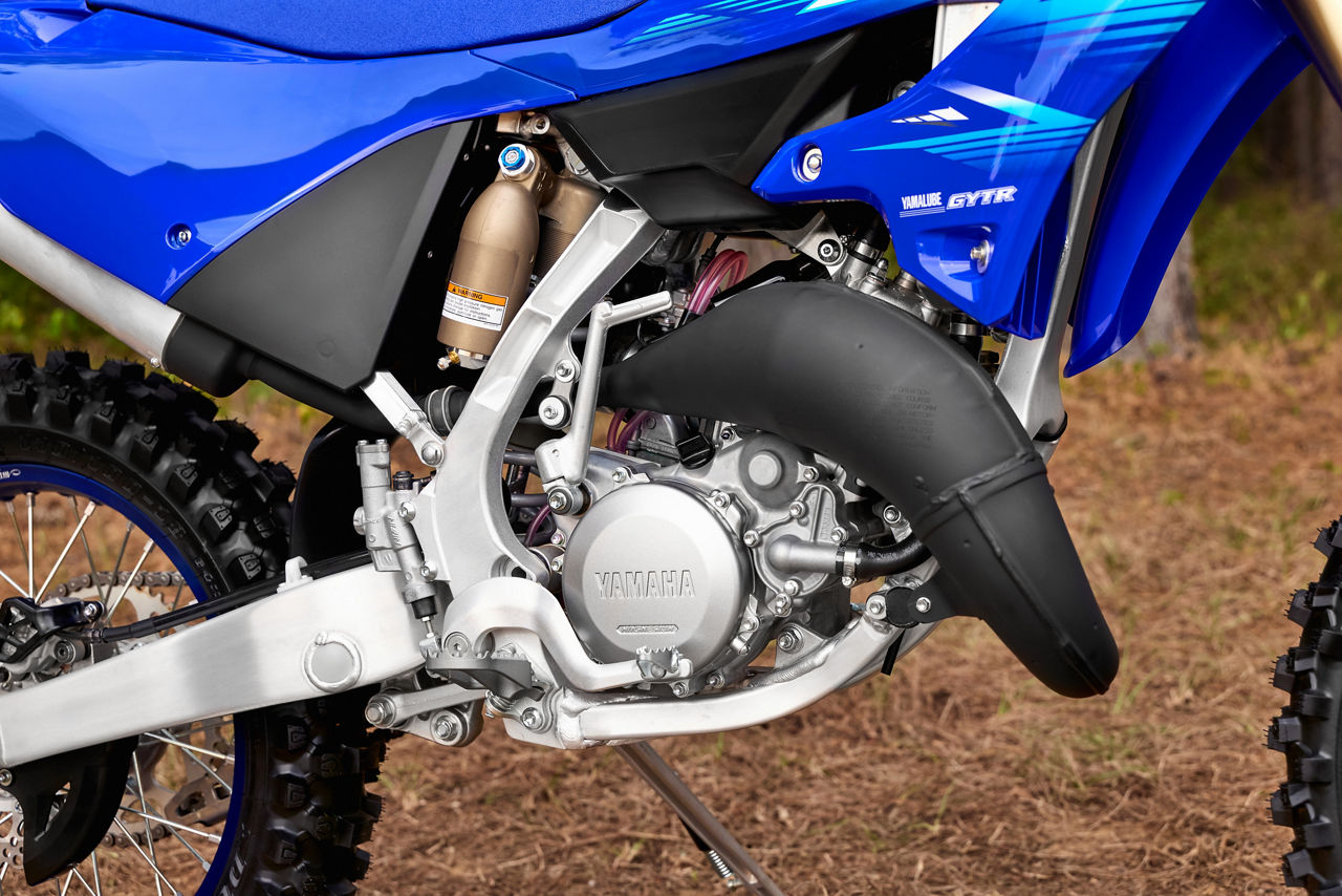 2-stroke power tuned for off-road                                                                                                                                                                                                                         
