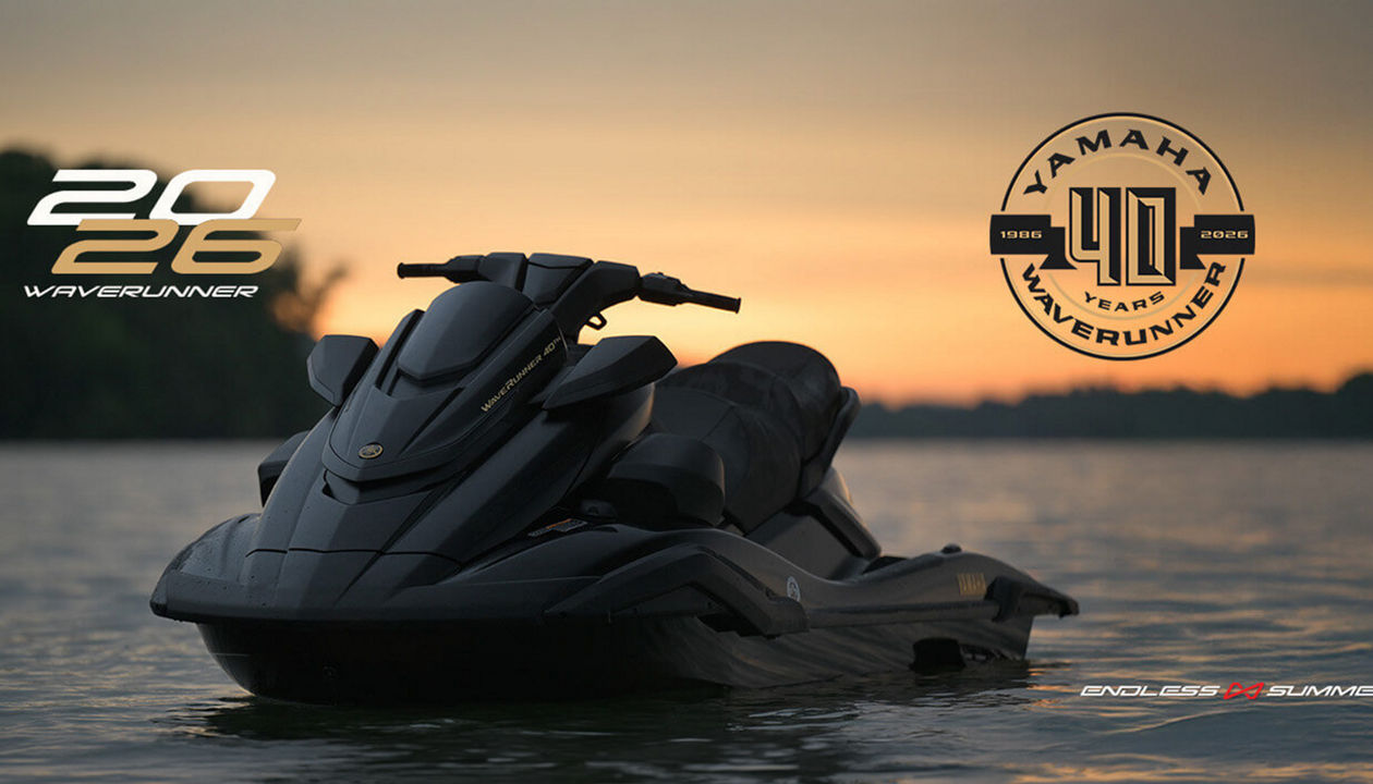 YAMAHA WAVERUNNER CELEBRATES 40 YEARS WITH RELEASE OF 2026 LINEUP